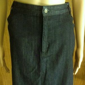 Basic Edition Women's Denim Jean Skirt Plus Size